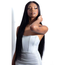 Load image into Gallery viewer, Shake N Go Virgin Remy Hair Weave Glossy Yaky Straight 8"
