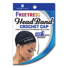 Load image into Gallery viewer, Shake-n-go Headband Crochet Cap
