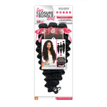 Load image into Gallery viewer, Sensationnel B&amp;N 4X4 Lace Closure Bundle Deal Loose Deep 14"16"18"
