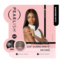 Load image into Gallery viewer, Sensationnel Pearlish Bleached Knots Hd Lace Wig - 2x6 Classic Bob 12"
