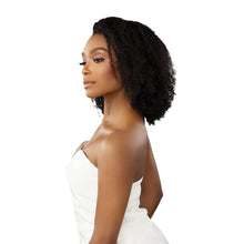Load image into Gallery viewer, Sensationnel Human Hair Hd Lace Glueless Half Wig- 13a Kinky Burmese Curl 14
