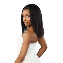 Load image into Gallery viewer, Sensationnel Human Hair Hd Lace Glueless Half Wig- 13a Kinky Straight 18
