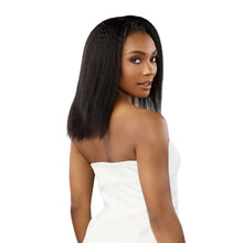 Load image into Gallery viewer, Sensationnel Human Hair Hd Lace Glueless Half Wig- 13a Kinky Straight 18
