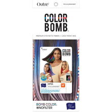 Load image into Gallery viewer, Outre Synthetic Color Bomb Hd Lace Front Wig - Kimia
