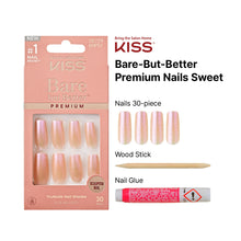 Load image into Gallery viewer, Kiss Bare But Better Trunude Shades Long Nails – Sweet
