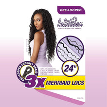 Load image into Gallery viewer, Sensationnel Lulutress Pre-looped 3x Mermaid Locs 24"
