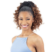 Load image into Gallery viewer, Shake-N-Go Natural Drawstring Ponytail - Natural Deep Curl
