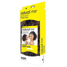 Load image into Gallery viewer, Shake-N-Go Natural Drawstring Ponytail - Natural Deep Curl
