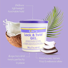 Load image into Gallery viewer, [ORS] Natural Hair Care Lock &amp; Twist Gel 13 Oz
