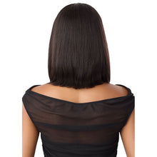 Load image into Gallery viewer, Outre Mytresses Black Lace Front Wig 13x4 - Human Hair - Virgin Straight Bob 12
