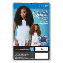 Load image into Gallery viewer, Outre Synthetic Half Wig Quick Weave - 3c Whirly Curls
