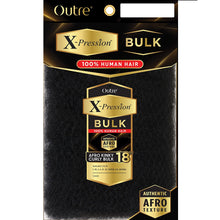 Load image into Gallery viewer, Outre X-pression 100% Human Braiding Hair Afro Kinky Curly Bulk 18
