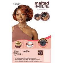 Load image into Gallery viewer, Outre Melted Hairline Synthetic Hd Lace Front Wig - Ayda

