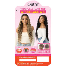 Load image into Gallery viewer, Outre 100% Fully Hand-tied Whole Lace Wig - Boho Mermaid Box Braid 32
