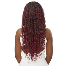 Load image into Gallery viewer, Outre Pre-braided 100% Fully Hand-tied Whole Lace Wig - Boho Box Braids 28&quot;
