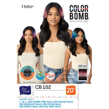 Load image into Gallery viewer, Outre Synthetic Color Bomb Hd Lace Front Wig - Cb102
