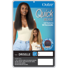 Load image into Gallery viewer, Outre Synthetic Half Wig Quick Weave - Driselle
