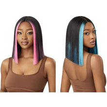 Load image into Gallery viewer, Outre Synthetic Color Bomb Hd Lace Front Wig - Gala
