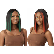 Load image into Gallery viewer, Outre Synthetic Color Bomb Hd Lace Front Wig - Gala
