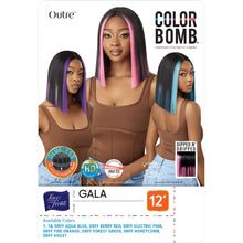 Load image into Gallery viewer, Outre Synthetic Color Bomb Hd Lace Front Wig - Gala
