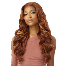 Load image into Gallery viewer, Outre Human Hair Blend 5x5 Lace Closure Wig - Hhb-glam Curls 24&quot;
