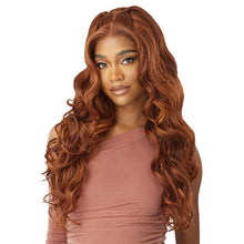 Load image into Gallery viewer, Outre Human Hair Blend 5x5 Lace Closure Wig - Hhb-glam Curls 24&quot;
