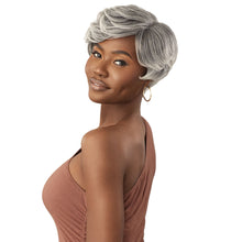 Load image into Gallery viewer, Outre Wig Pop Synthetic Full Wig Gray Glow - Glow 2
