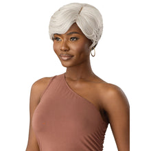 Load image into Gallery viewer, Outre Wig Pop Synthetic Full Wig Gray Glow - Glow 2
