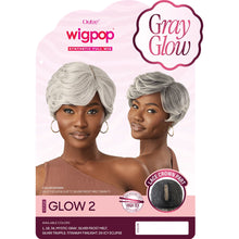 Load image into Gallery viewer, Outre Wig Pop Synthetic Full Wig Gray Glow - Glow 2
