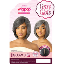 Load image into Gallery viewer, Outre Wig Pop Synthetic Full Wig Gray Glow - Glow 3
