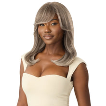 Load image into Gallery viewer, Outre Wig Pop Synthetic Full Wig Gray Glow - Glow 4
