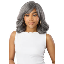 Load image into Gallery viewer, Outre Wig Pop Synthetic Full Wig Gray Glow - Glow 5
