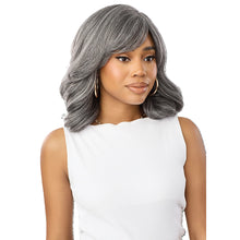 Load image into Gallery viewer, Outre Wig Pop Synthetic Full Wig Gray Glow - Glow 5
