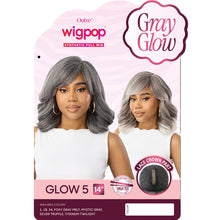 Load image into Gallery viewer, Outre Wig Pop Synthetic Full Wig Gray Glow - Glow 5
