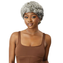 Load image into Gallery viewer, Outre Fab&amp;fly Gray Glamour Human Hair Wig Hh-emir
