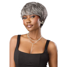 Load image into Gallery viewer, Outre Fab &amp; Fly Gray Glamour Full Cap Wig - Human Hair - Galina
