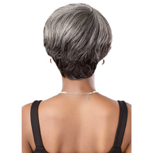 Load image into Gallery viewer, Outre Fab &amp; Fly Gray Glamour Full Cap Wig - Human Hair - Galina
