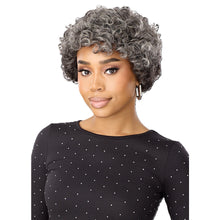 Load image into Gallery viewer, Outre Fab &amp; Fly Gray Glamour Full Cap Wig - Human Hair - Marini
