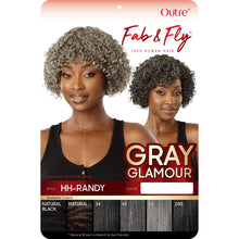 Load image into Gallery viewer, Outre Fab&amp;fly Gray Glamour Human Hair Wig Hh-randy
