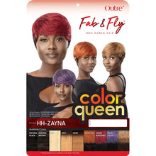 Load image into Gallery viewer, Outre Fab &amp; Fly Human Hair Full Cap Wig Color Queen - Zayna

