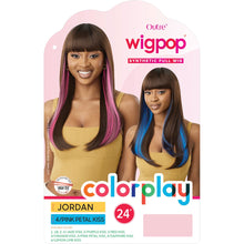 Load image into Gallery viewer, Outre Wigpop Synthetic Full Wig Colorplay - Jordan
