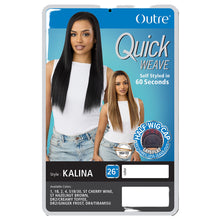 Load image into Gallery viewer, Outre Synthetic Half Wig Quick Weave - Kalina

