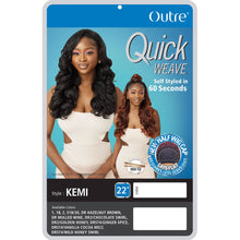 Load image into Gallery viewer, Outre Synthetic Half Wig Quick Weave - Kemi
