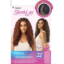 Load image into Gallery viewer, Outre Synthetic Sleek Lay Part Hd Transparent Lace Front Wig Keola
