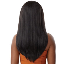 Load image into Gallery viewer, Outre Human Hair Blend 5x5 Lace Closure Wig - Hhb-kinky Straight 24"
