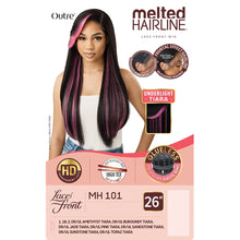 Load image into Gallery viewer, Outre Melted Hairline Synthetic Hd Lace Front Wig - Mh101

