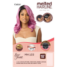 Load image into Gallery viewer, Outre Melted Hairline Synthetic Hd Lace Front Wig - Mh103
