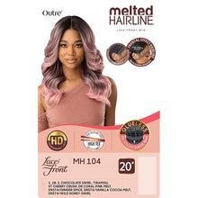 Load image into Gallery viewer, Outre Melted Hairline Synthetic Hd Lace Front Wig - Mh104
