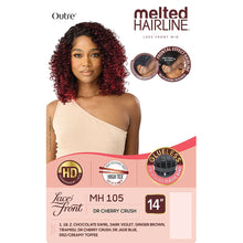 Load image into Gallery viewer, Outre Melted Hairline Synthetic Hd Lace Front Wig - Mh105
