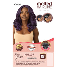 Load image into Gallery viewer, Outre Melted Hairline Synthetic Hd Lace Front Wig - Mh107
